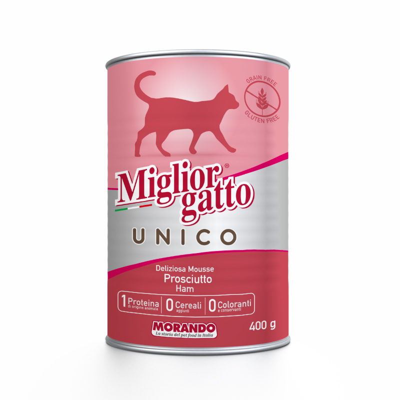 Migliorcane Unico Patè Ham猪肉火腿配方猫湿粮 400g